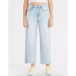 American eagle wide leg crop Jean size 16
